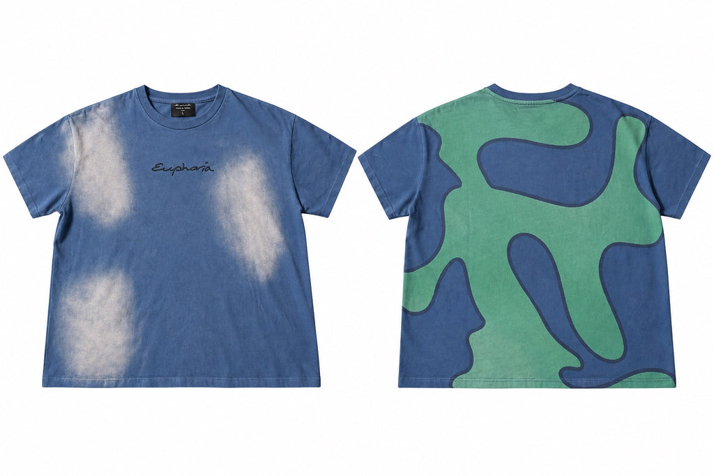 Euphoria Apparel Earth Tee front and back views